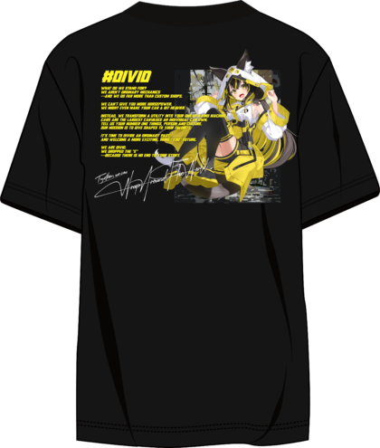 お台場痛車天国2026 SPRING - DiviD Tシャツ